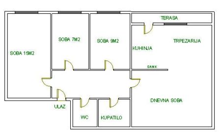 На продажу квартира, Telep, Novi Sad Područje