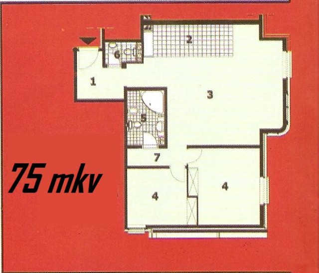 На продажу квартира, Duvaniste, Niš Područje